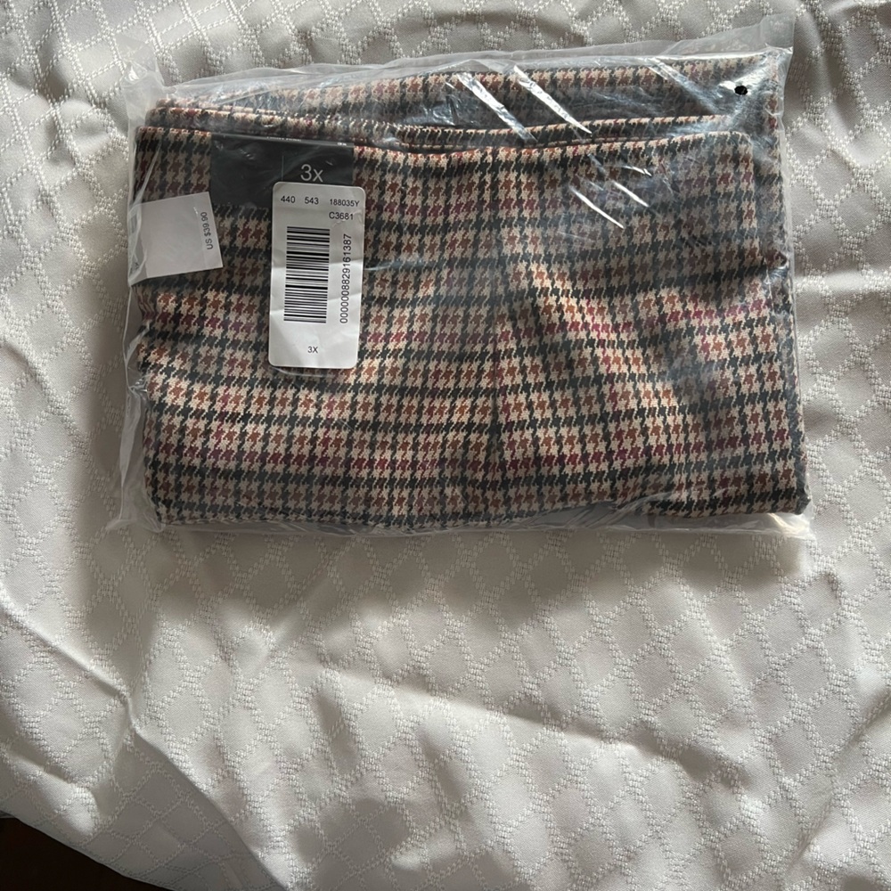 Maurice’s plaid pencil skirt size 3X NWT